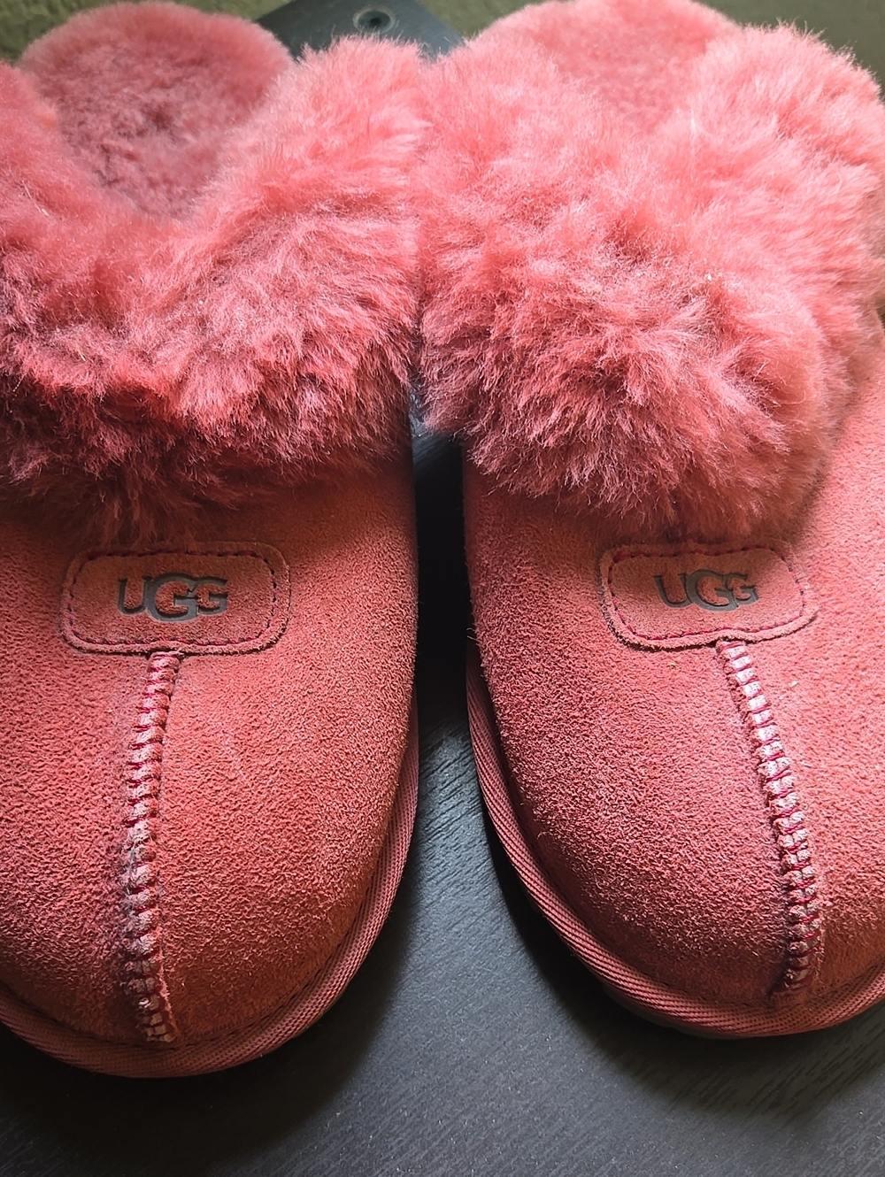 UGG Womens Plush Shearling Slip-Ons